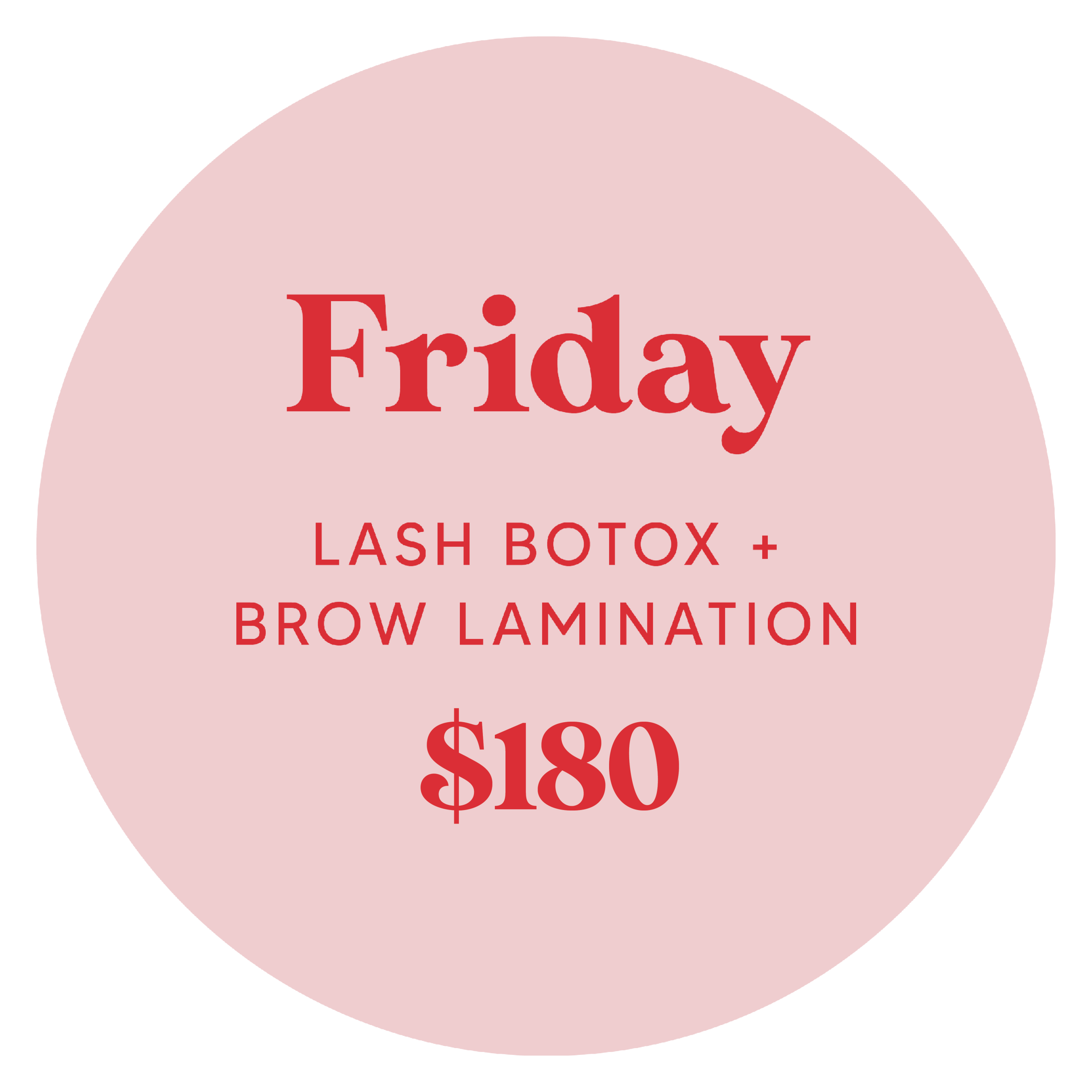 Imogen Grace Brows and Beauty Friday Special - Lash Botox and Brow Lamination $170